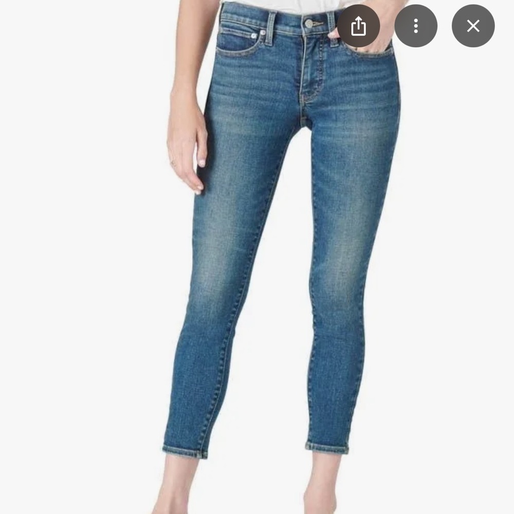 Lucky Brand Ava mid rise skinny cropped 27